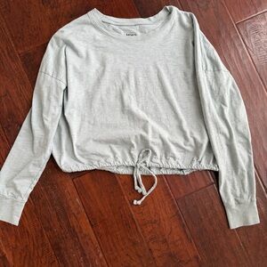 Madewell Heather Sage Pullover shirt